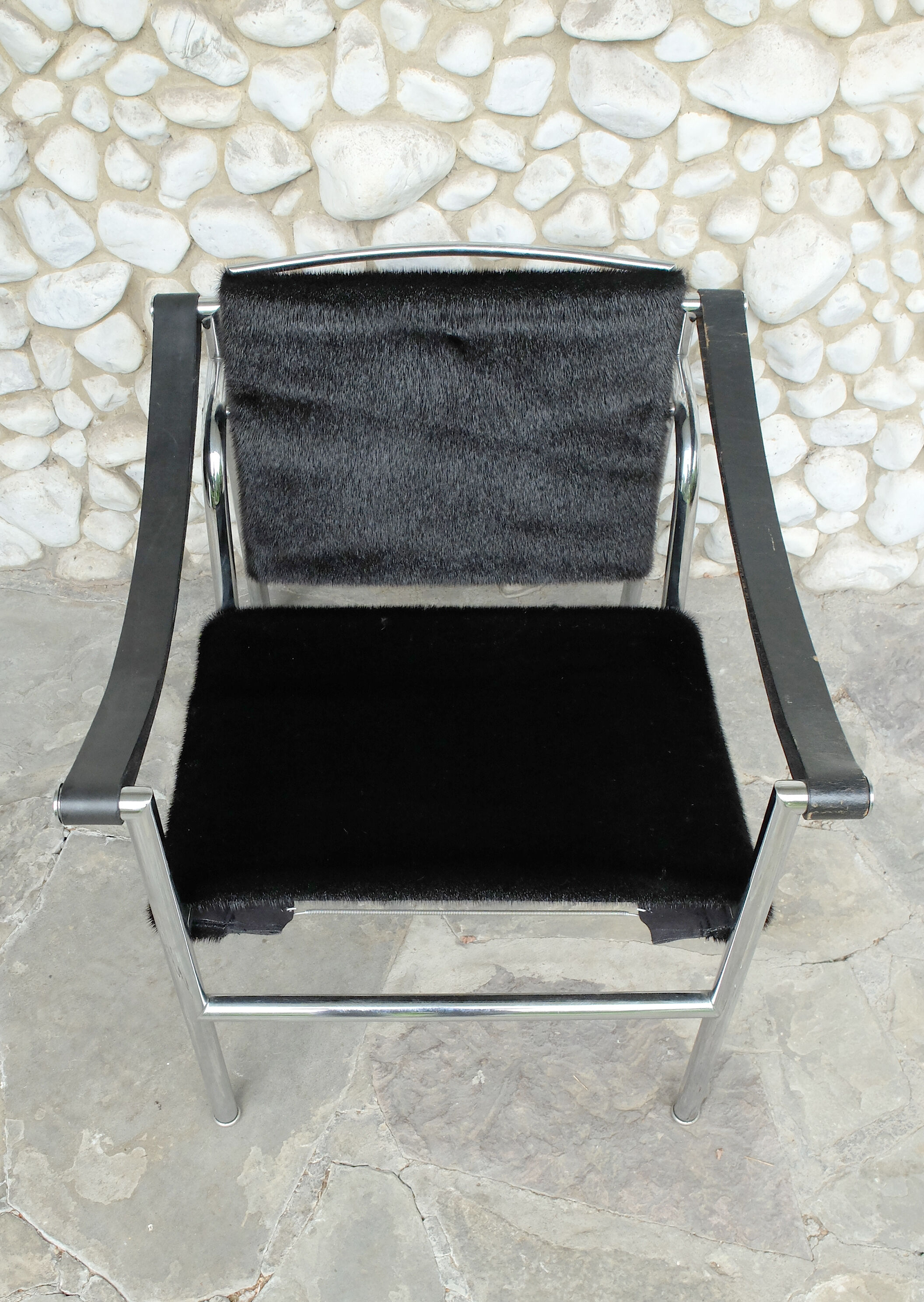Armchair LC1 No.1395 by Le Corbusier, Pierre Jeanneret, Charlotte Perriand Cassina, 1960