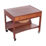 Danish Design Teak Wooden Side Table and Sewing Box,1960s