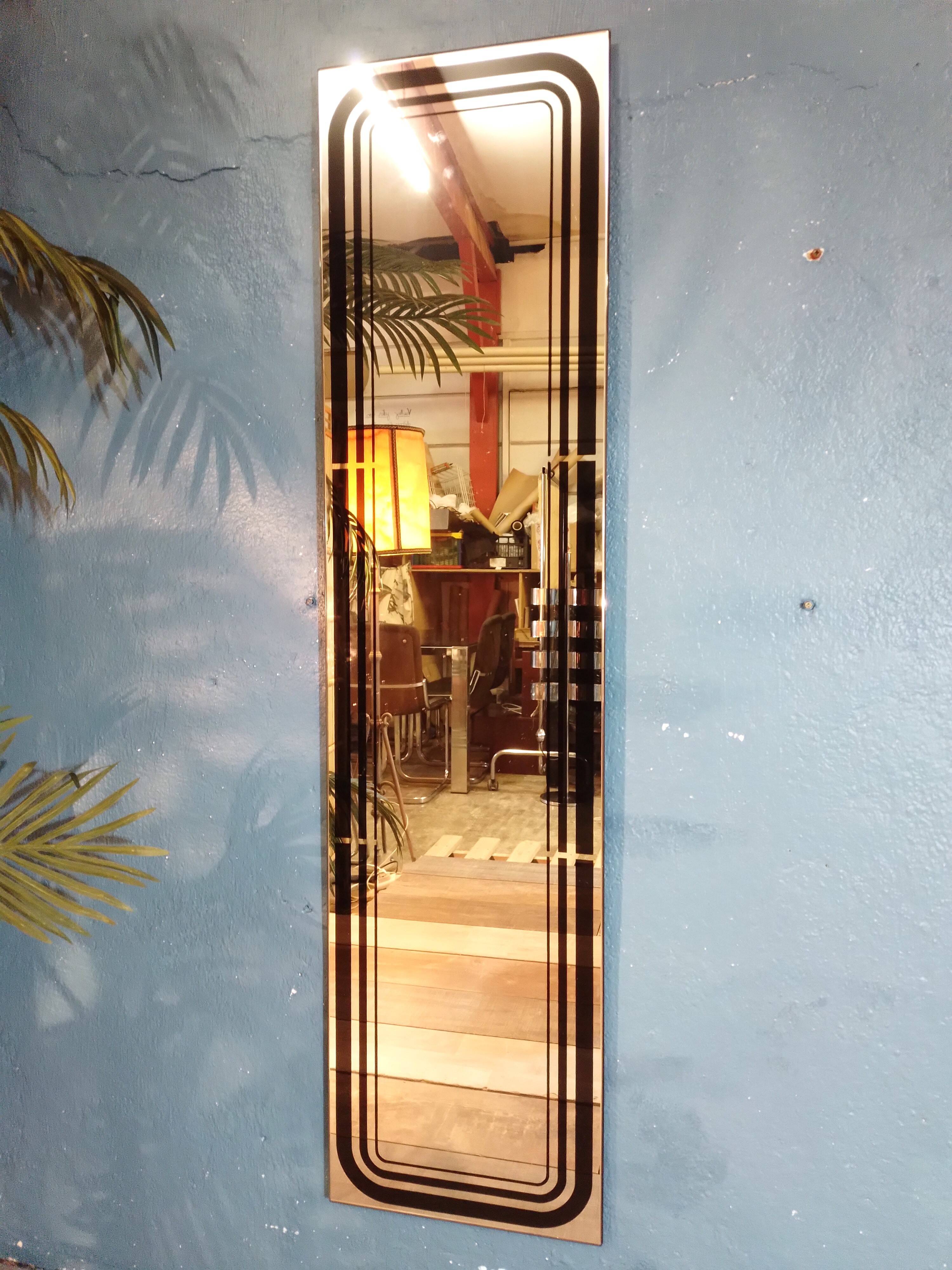 Wall mirror Italy 1970s