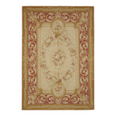 Handmade European Vintage Aubusson Kilim 300 cm x 432 cm