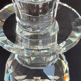 Candle holders - glass or cut crystal
