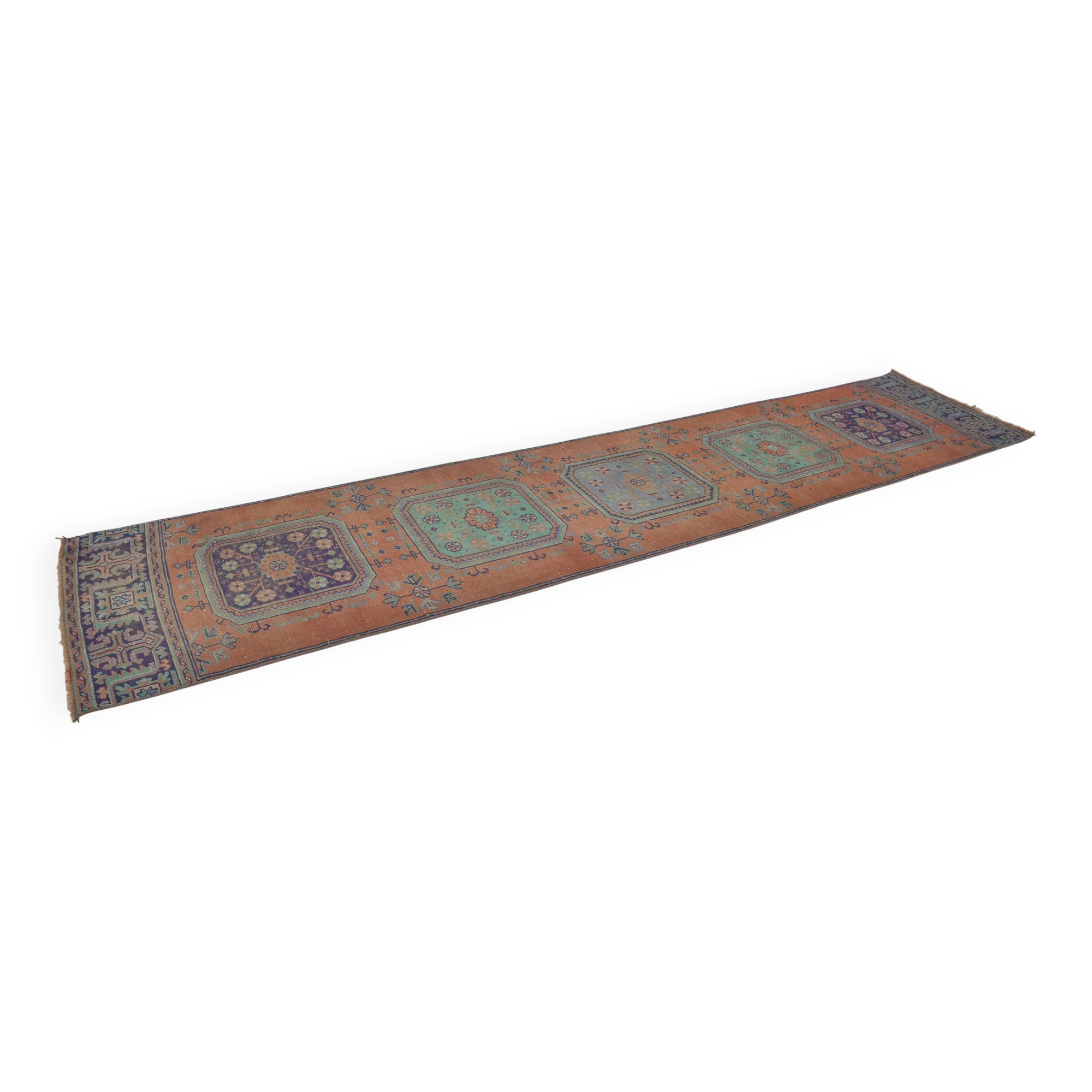 Oushak Anatolian Antique Runner sku2472