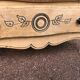 Commode 3 tiroirs vintage bois brut