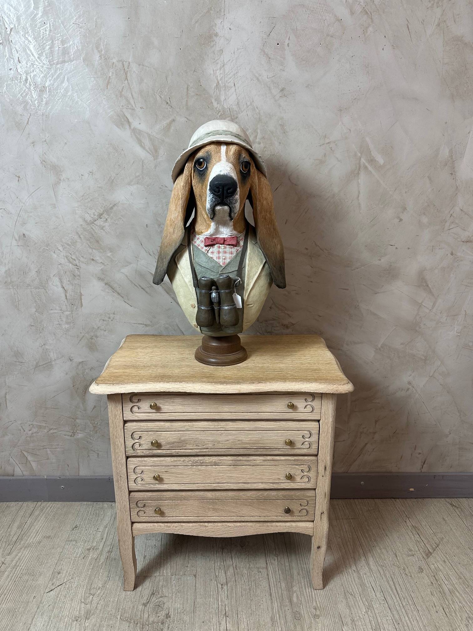 Small sanded chest of drawers