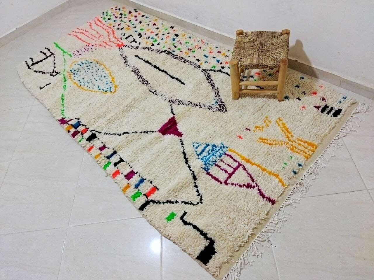 Moroccan Carpet 246x145cm