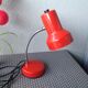 Vintage red office Veneta lamp