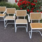 Set of 4 B32 chairs by Marcel Breuer