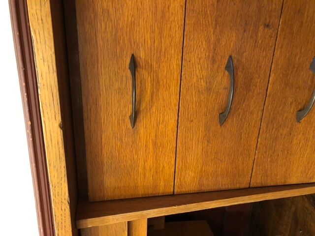 Vintage desk feet compas