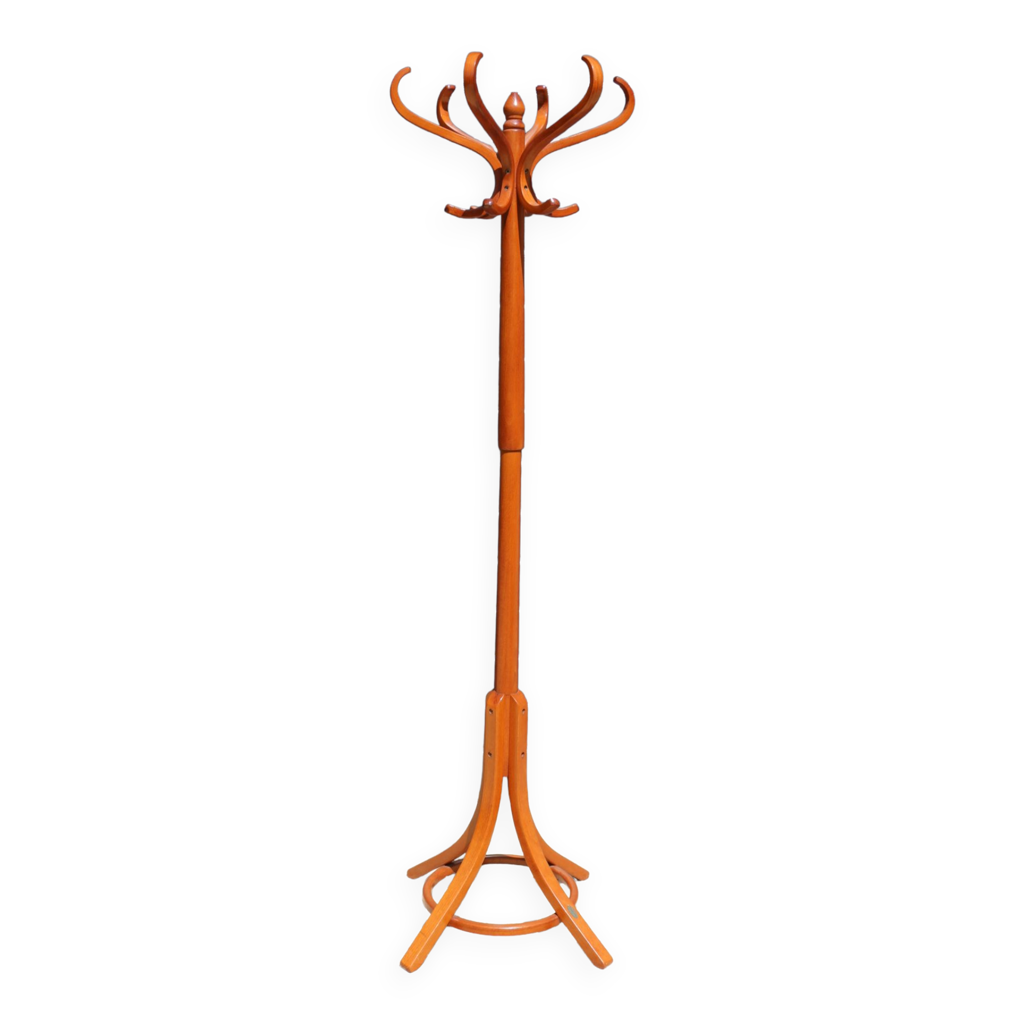 Parrot coat rack baumann simple mahogany