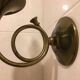 Brass wall light