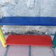 Coat rack and pencil shelf 80'S , Design Pierre Sala