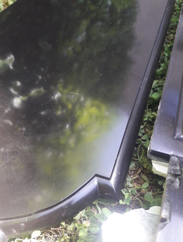 Fireplace XVIII° black marble louis XIV style with narrowed and floor slabs