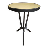 Table bistrot Art déco française REX avec plateau en bakélite, vers 1930