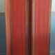 screen large old wood and fabric 5 panels