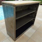 Industrial low metal furniture goes everywhere with wood top