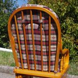 Rocking chair in pine, 1970s