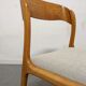 Series of 4 Baumann sleigh chairs from the 60s/70s