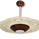 Lustre plafonnier, suspension Art Déco années 30.