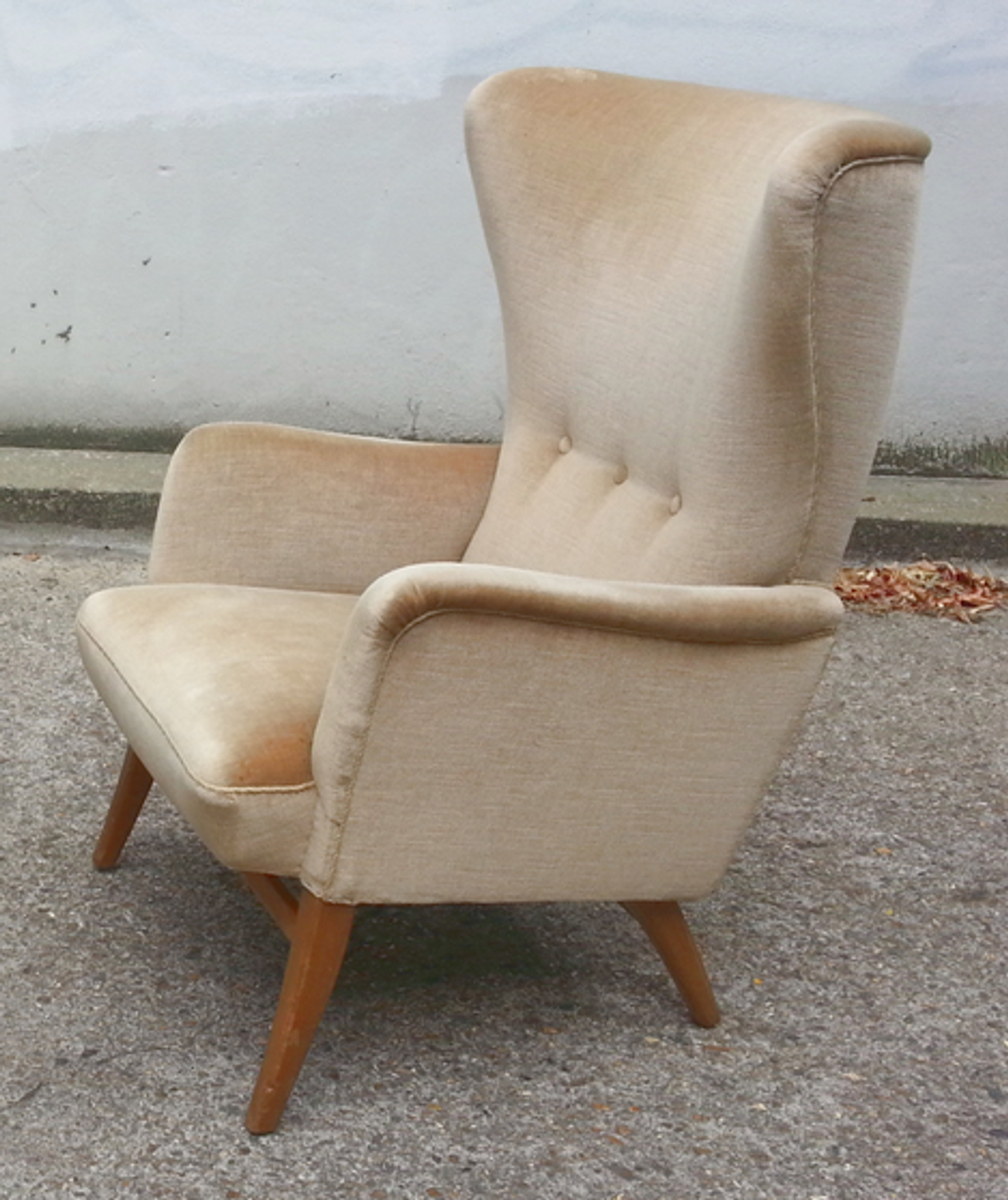 2 ears bergere chairs Scandinavian years 50/60