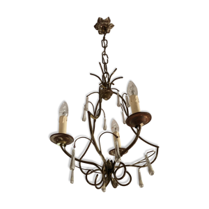 lustre ancien en metal