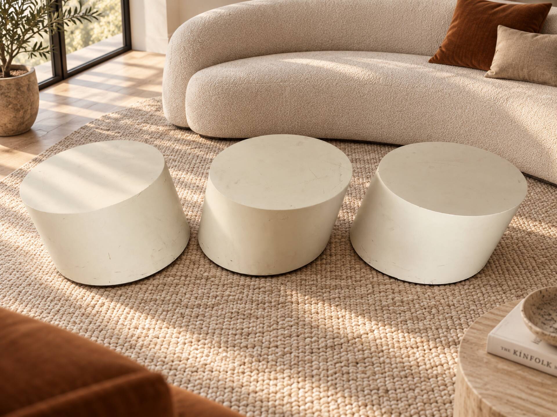 Set of 3 coffee tables Scancarò – LaCividina – Antonino Sciortino – from