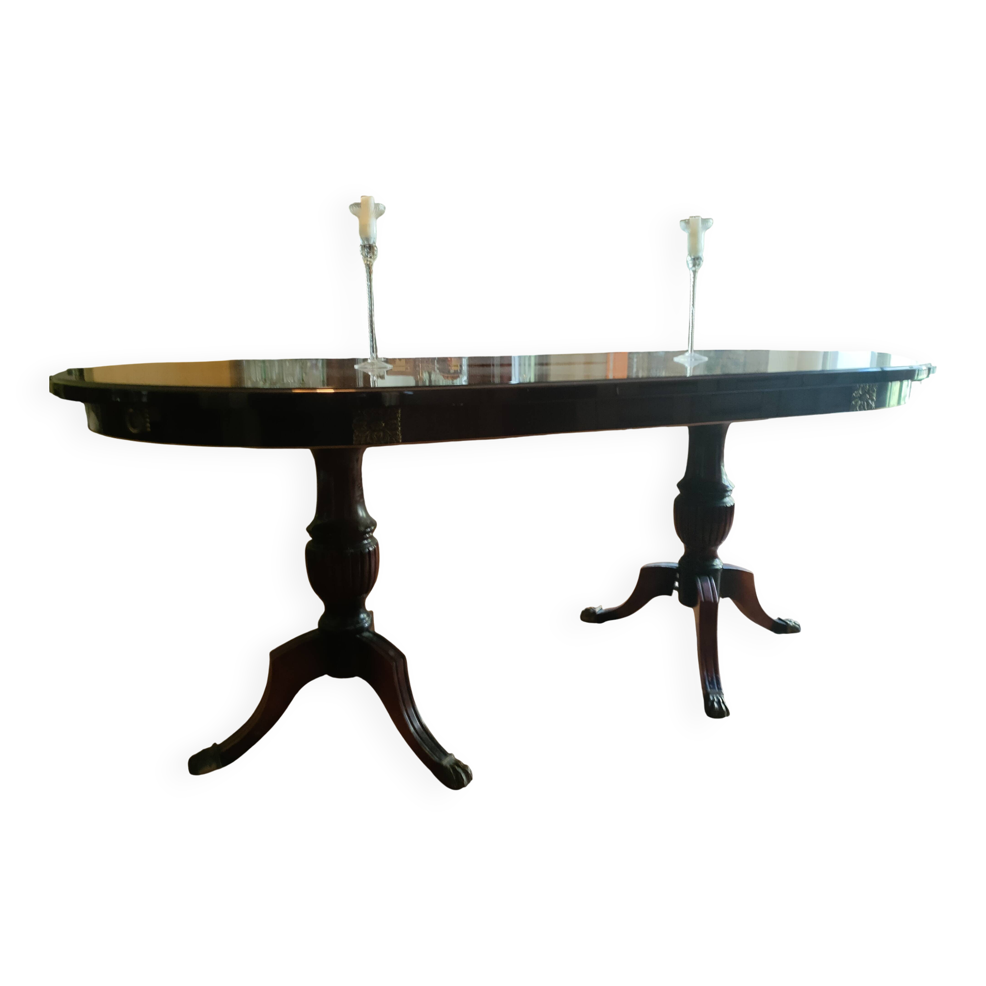 Shiny wooden table