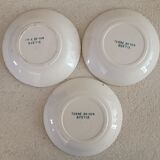 3 cups and saucers iron earth
