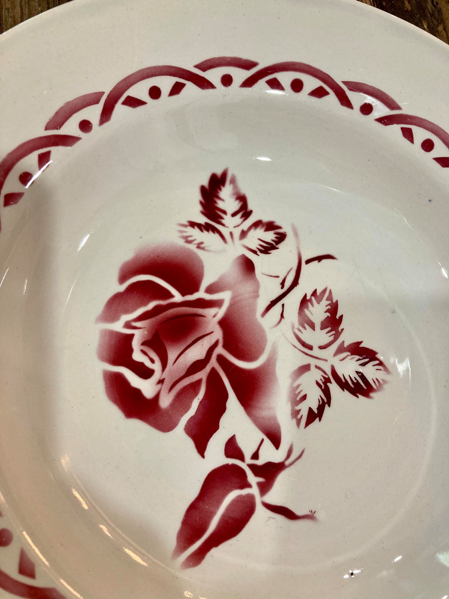 Set of 3 plates Digoin Sarreguemines