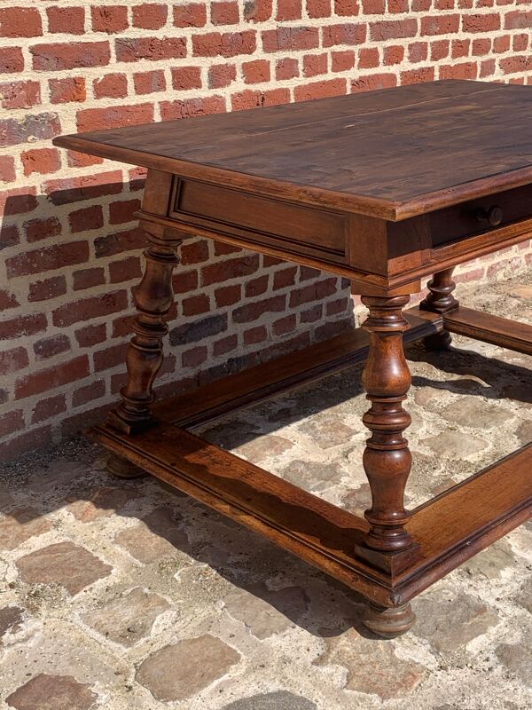 Table de changeur en noyer travail Suisse XIX éme siècle