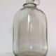 Cylinder transparent cylindrical demijohn of "one gallon"