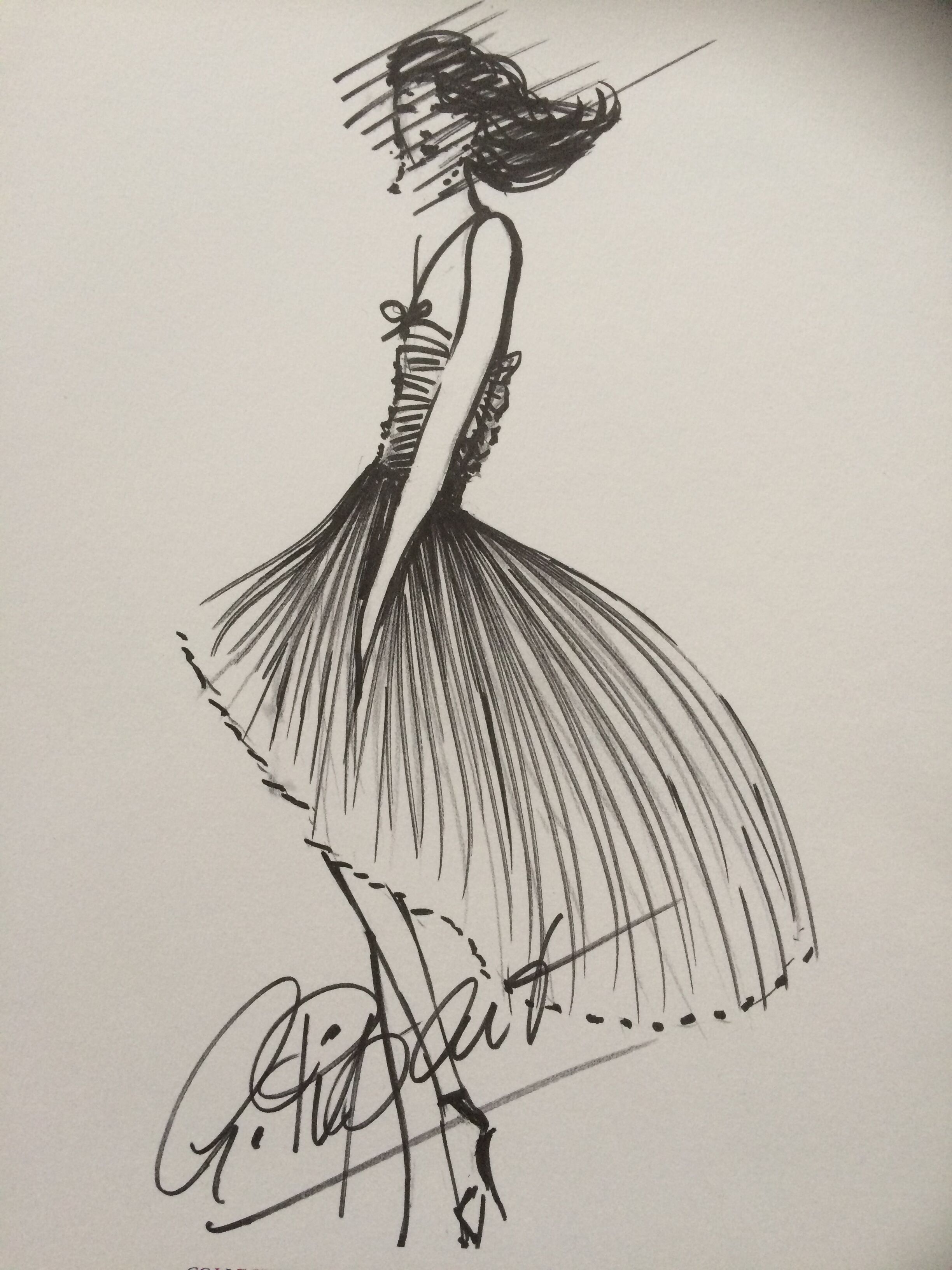 Nina Ricci: fashion illustration of the 1990s