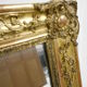 Miroir doré époque restauration