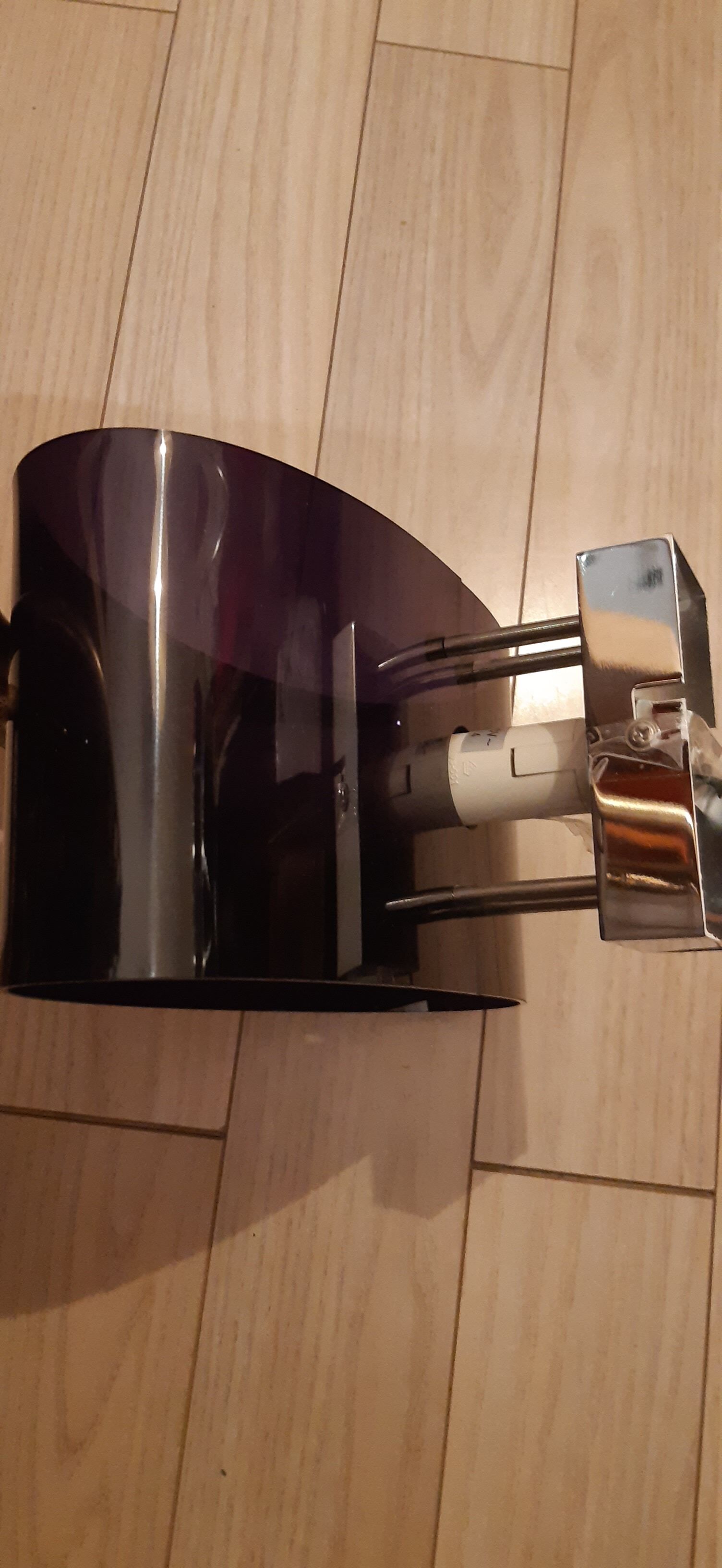 Lot de 2 appliques murales plexiglas