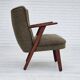 Années 1960, design danois par Erhardsen & Andersen, fauteuil, état d'origine.