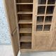 Large Art Deco wardrobe in oak (renovated)