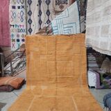 Large Beni Ouarain Berber rug terracotta 300x200 cm – Handcrafted wool