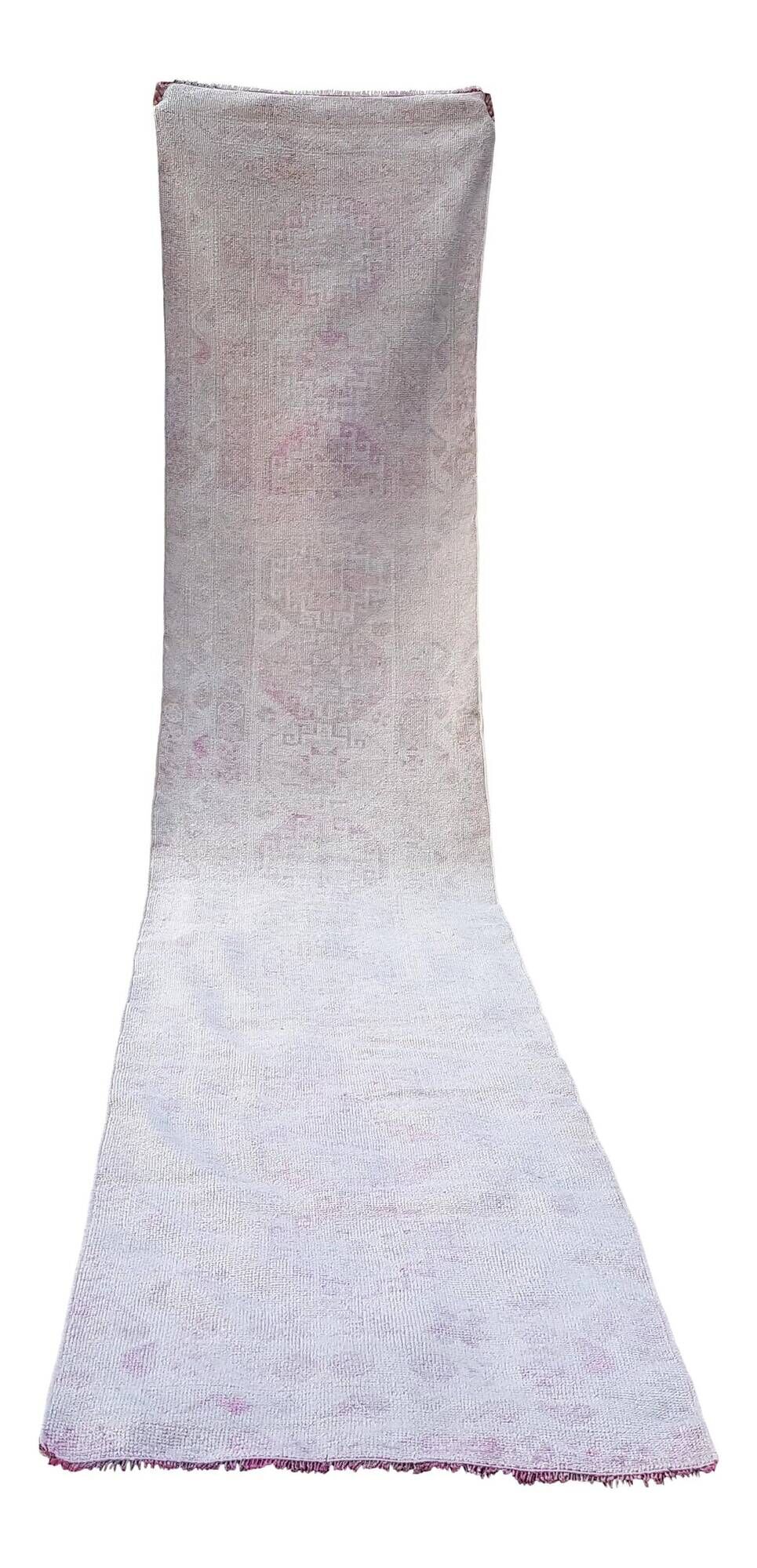 Vintage Turkish hallway rug 90x430 cm