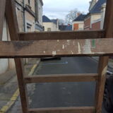 Large double wood ladder