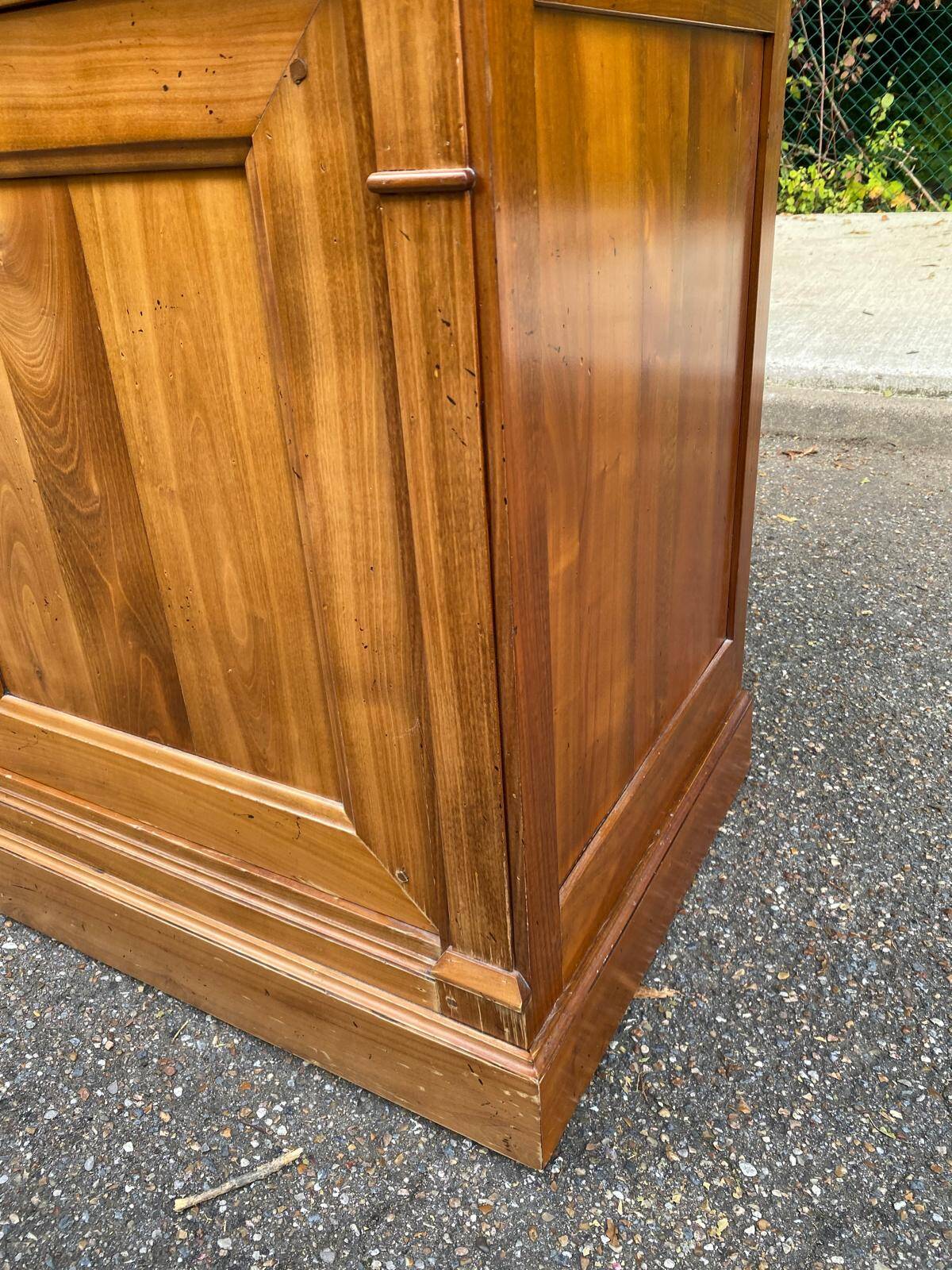 19th century Louis Philippe solid oak sideboard 190cm