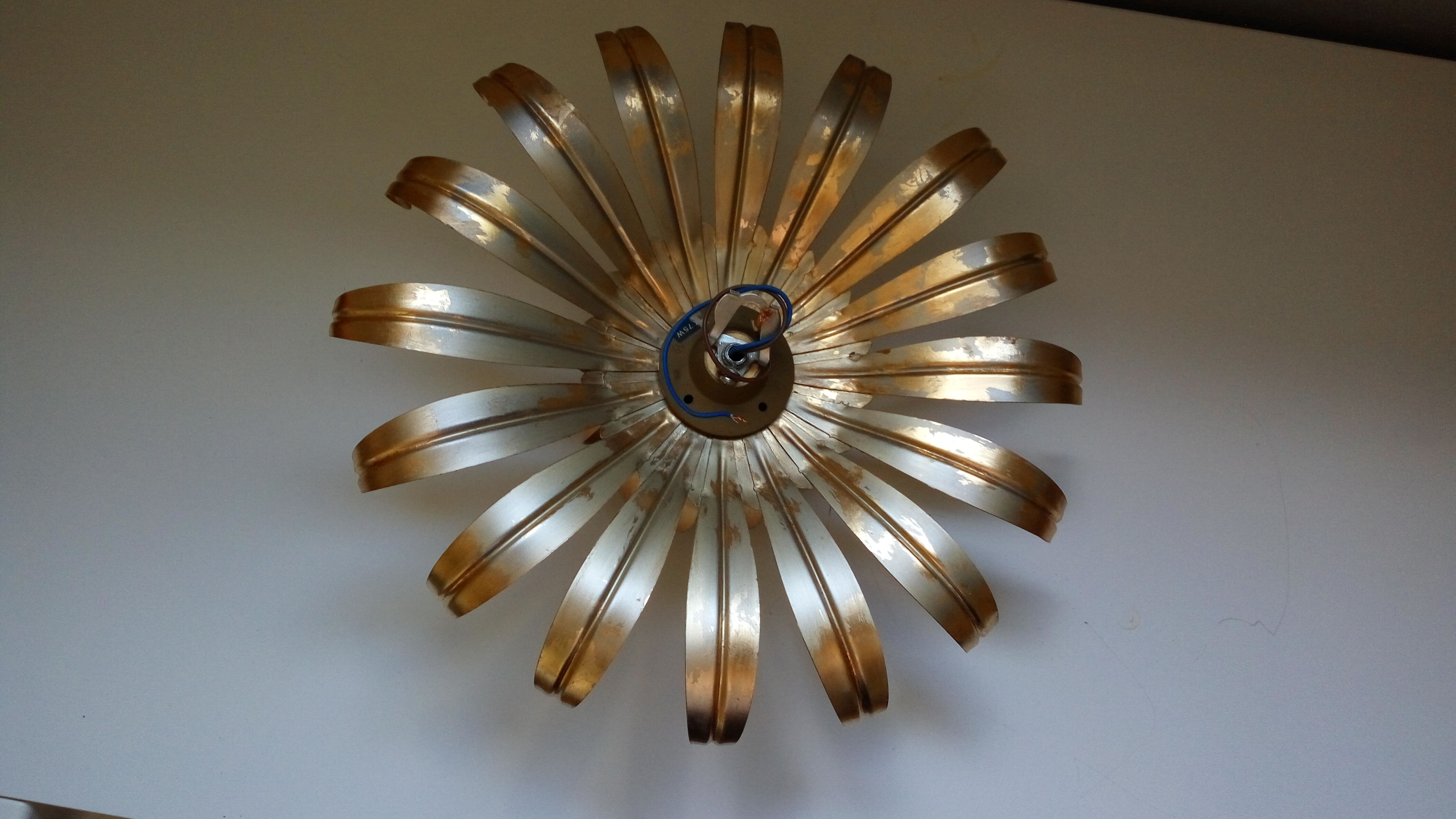 Wall lamp flower vintage