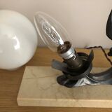 Art Deco Bird Nightlight, Marble, Regular and Opaline