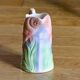 Vintage carafe in colorful fish slip
