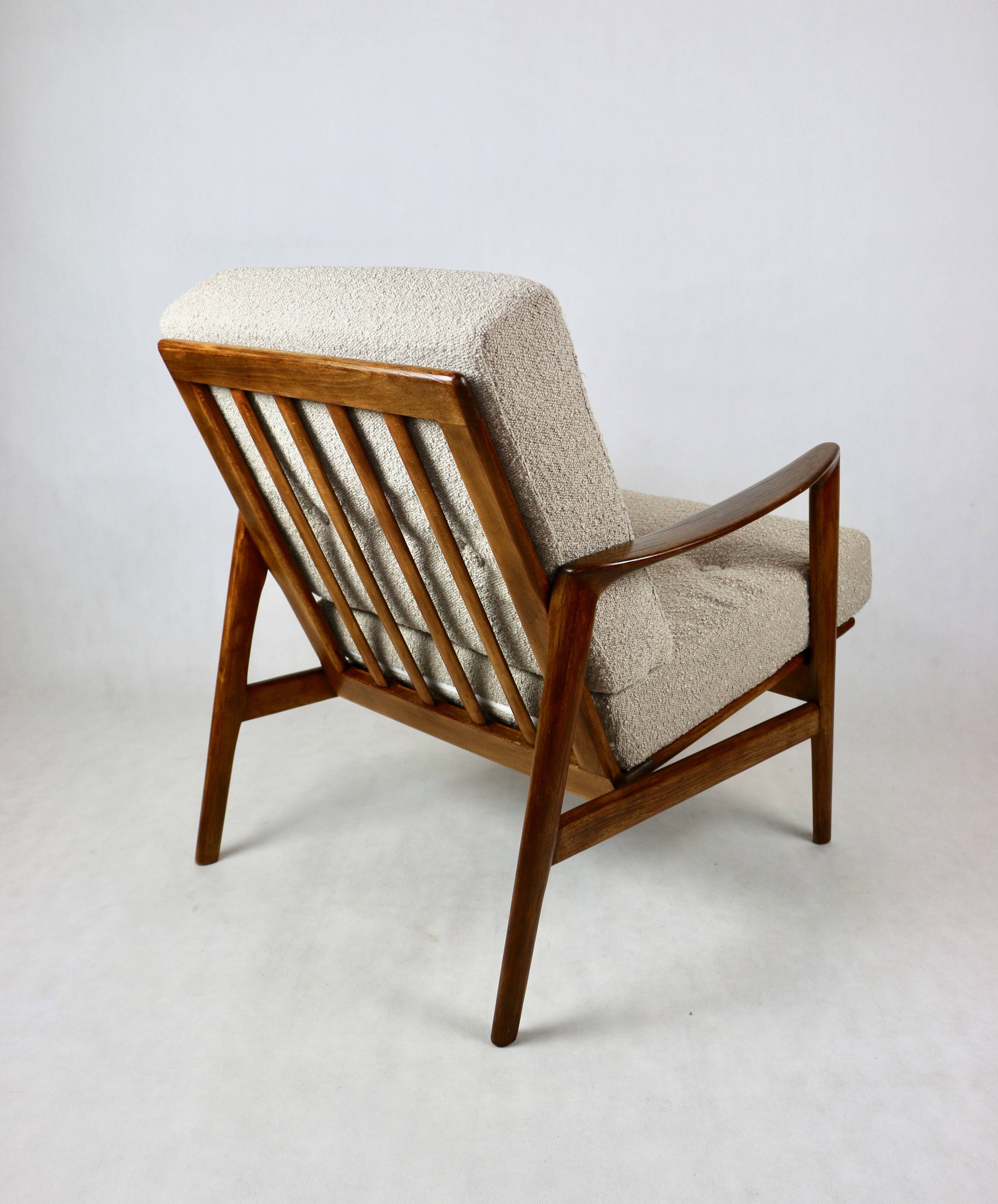 Polish Beige Stefan Armchair, 1970s