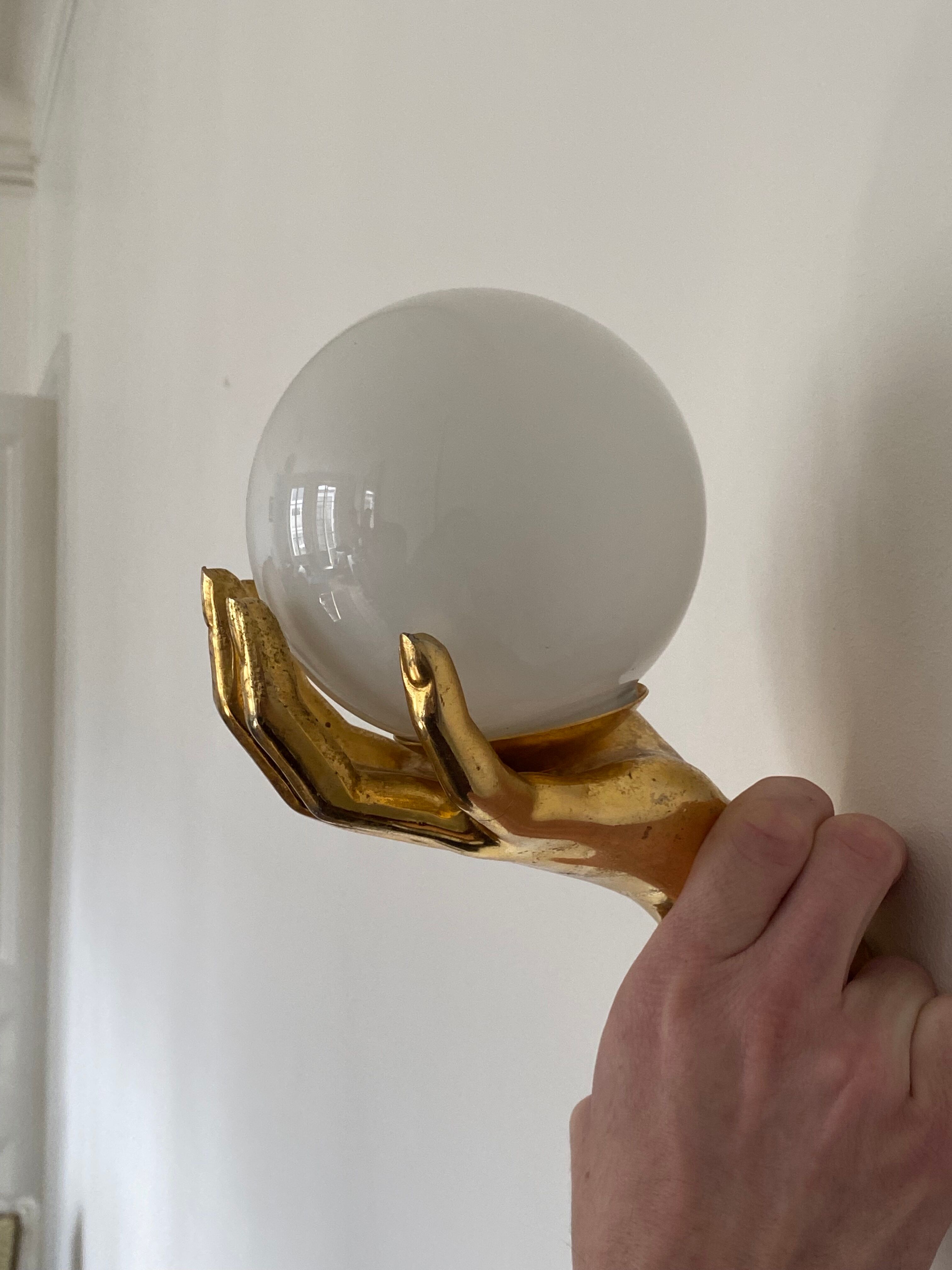 Pair of Arlus hand sconces