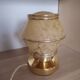 Touch lamp, Clichy glass, creamy yellow