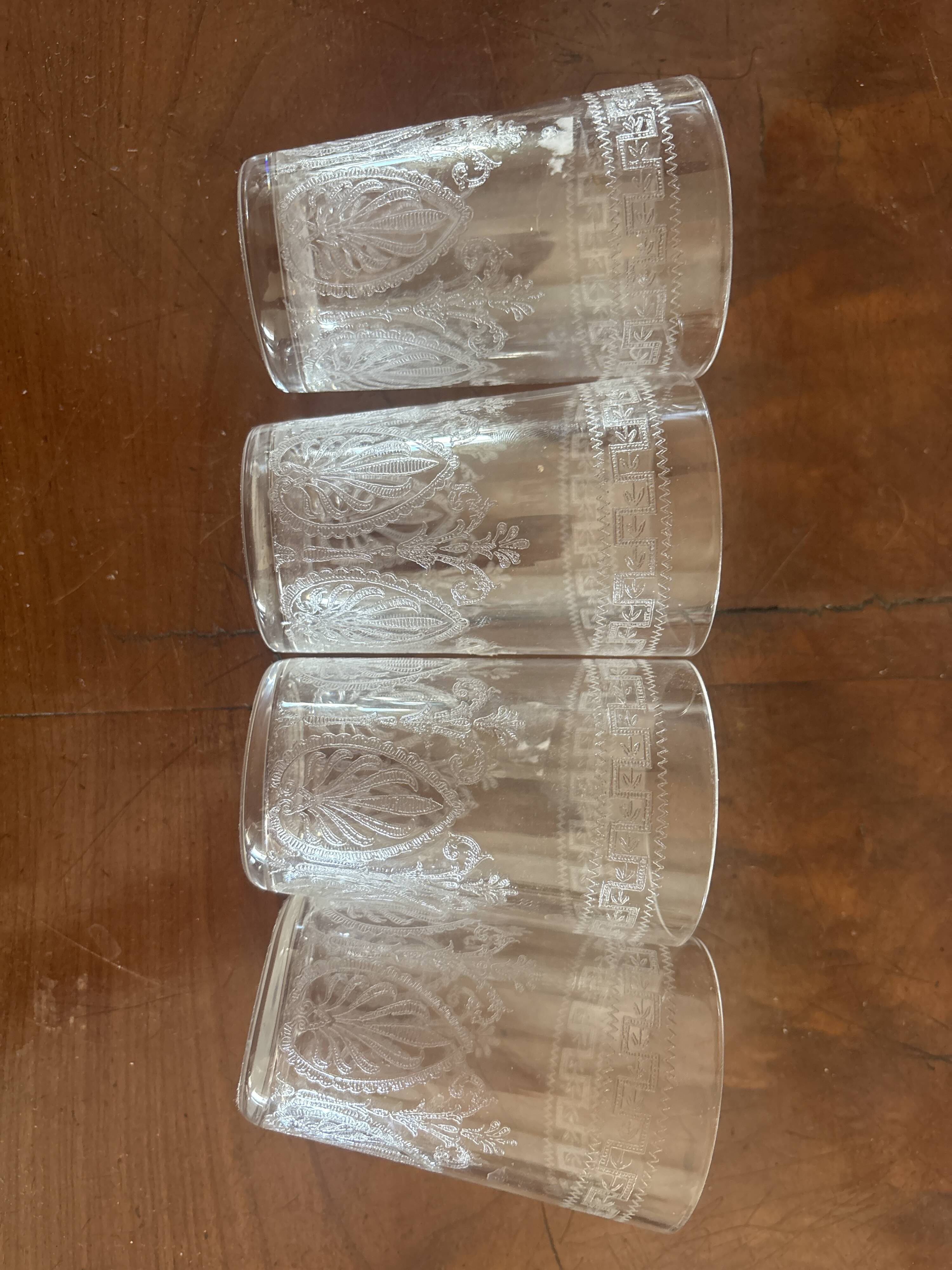 Verre à eau en cristal  Saint Louis