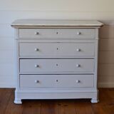 Marble chest of drawers