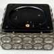 60s 70s Ceiling Lamp Plafoniere Glashütte Limburg Germany Glass & Metal
