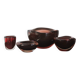 Glass Selena Bowl by Sven Palmqvist for Orrefors, 1950s, Set of 4