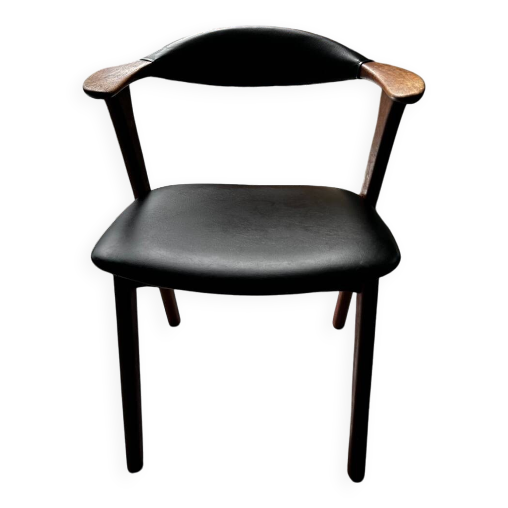 Pair of Danish teak armchairs by Erik Kirkegaard, 1950s